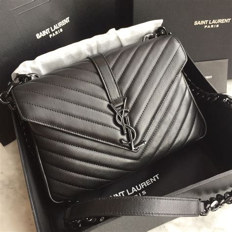 ysl black hardware bag